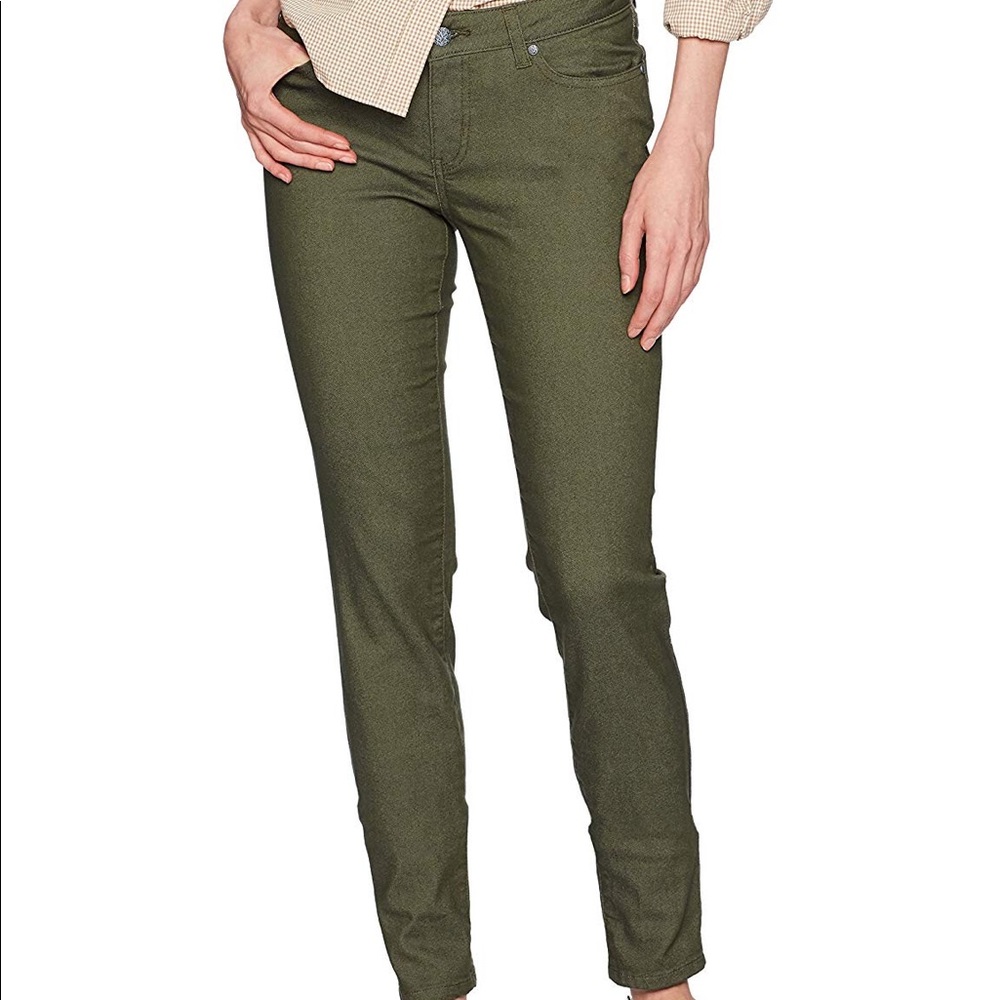 PrAna Kayla Olive Green Pants Sz 12/31 regular inseam